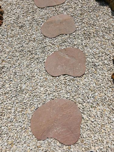 Pas japonais en grés des indes